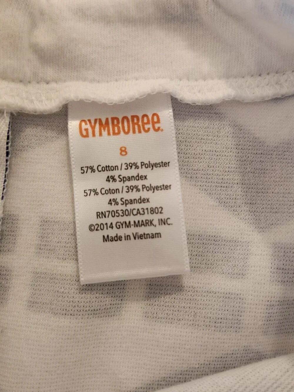 Gymboree blue and white print dress size 8